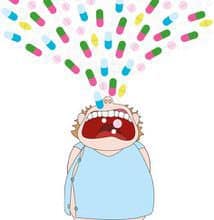 Social Anxiety Medication social medication medication man swallowing pills